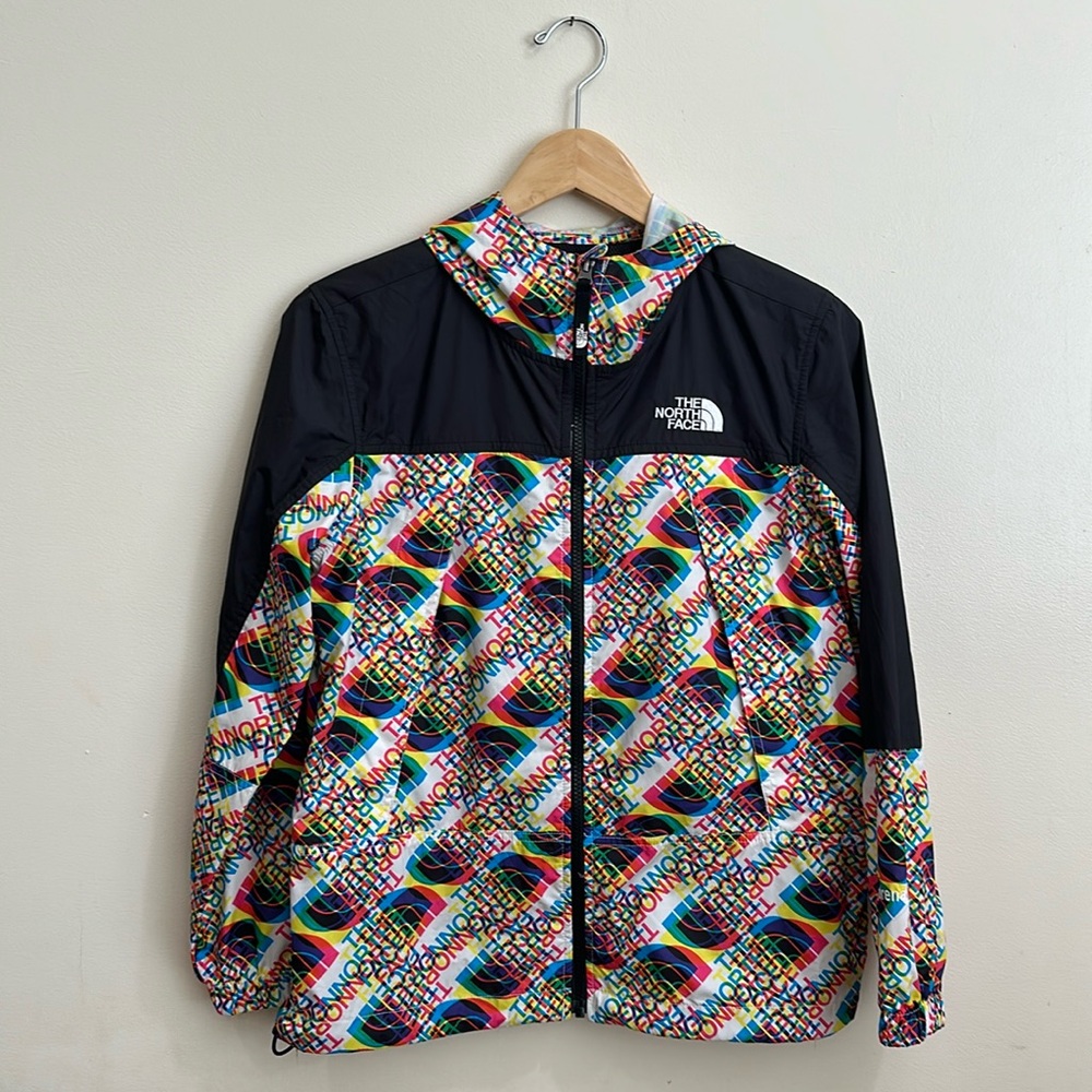 North Face Colorful Girls Raincoat